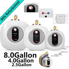 【99% NEW】MIZUDO 2.5/4/8 Gallon Electric Mini Tank Hot Water Heater 1440W Boiler