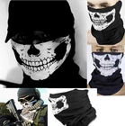 Biker Skeleton Skull Mask Face Scarf Balaclava Motorcycle Snood Bandana Ghost