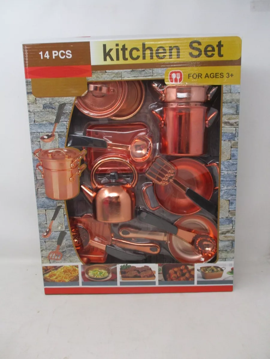 Copper toy hotsell kitchen set
