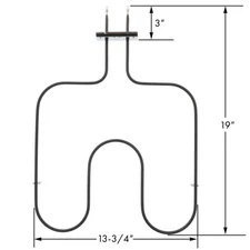 🛠️Oven Heating Element for GE AP2030969  WB44K5010 WB44K5013 PS249249 ERP