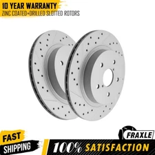 Rear Drilled Disc Brake Rotors for Subaru Outback Legacy 20152016 2017-2024 WRX