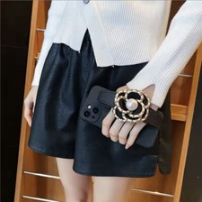 Elegant Camellia Grip Case for iPhone 16 Pro Max