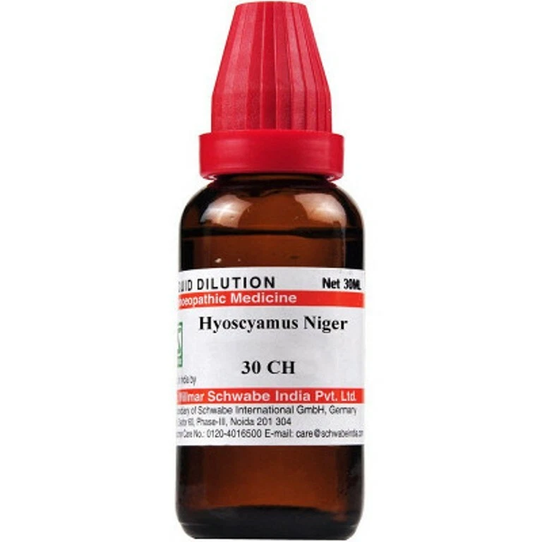 Willmar Schwabe India Hyoscyamus Niger 30 CH (30ml)