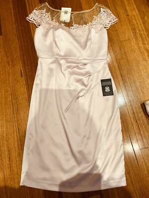 Montique Size 12 Pink Dress New Tags $369 Weddings Parties Cocktail Formal  | eBay Australia