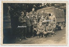 Foto Frankreich LKW Soldaten-Wehrmacht 2.WK (h94)