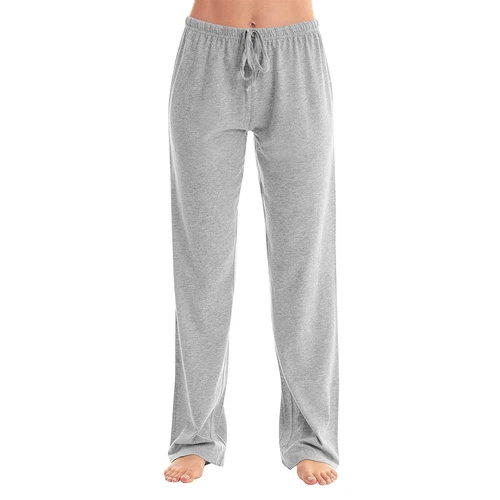 Women's Soft Jogger Sweatpants Elastic Waist Loose Casual Wide Leg Pants Trouser - Picture 13 of 25