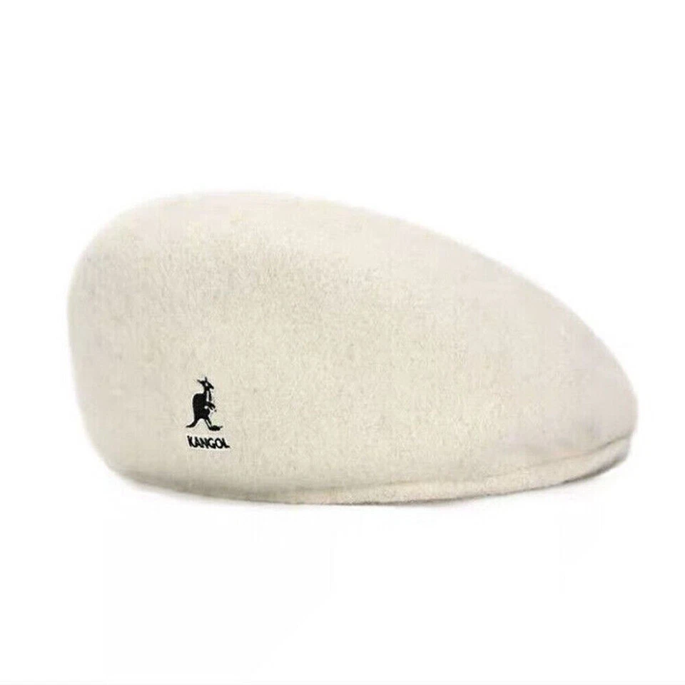 Kangol 504 Wool Flat Cap Men Women Unisex Casual Beret Hat Fashion Newsboy Caps - Image 4 of 4
