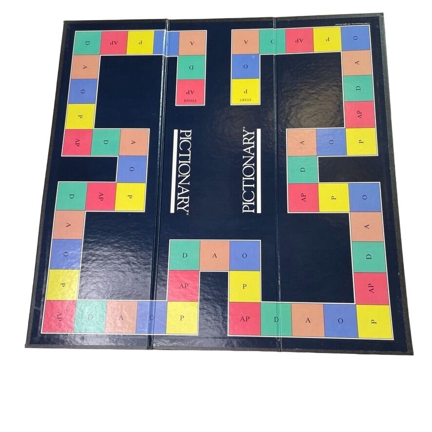 Board Mattel 1985 Replacement Game Piece Or Wall Decor U Tri B