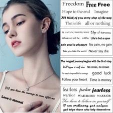 Temporary Tattoo Stickers Waterproof Writing Words Letters Body A  