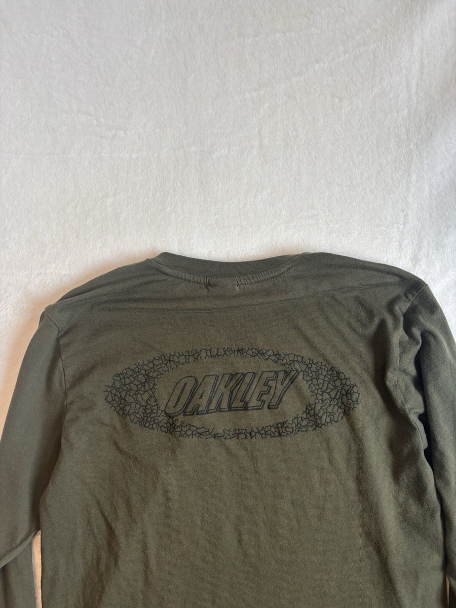 Oakley Forrest Green Long Sleeve Shirt Y2K Men's XS * | eBay