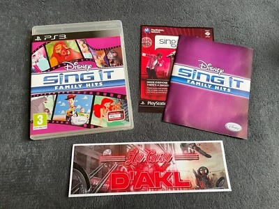 Jeu rare Disney Sing It Family Hits complet sur PS3 Playstation 3 - FR - Photo 1/2
