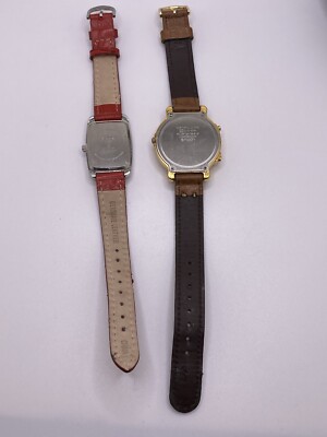 Vintage Lorus Mickey Mouse Watch Unisex Gold Tone Music V422  display picture 2