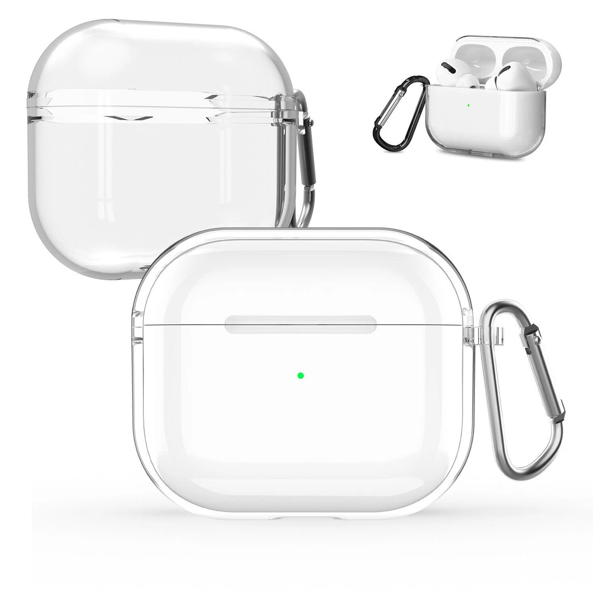 Silicone Transparent Case For Apple Airpods 1 2 3 Cover Earphone Case  Airpods Pro Protective Case