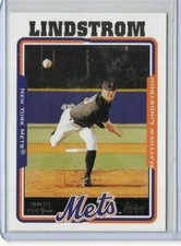 2005 Topps #309 Matthew Lindstrom New York Mets First Year