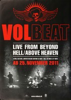 Volbeat - Open Air, 2011 | Konzertplakat | Poster