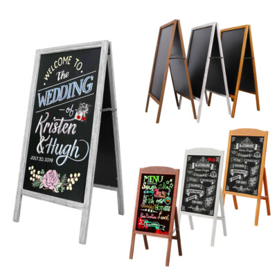 Tabletop Chalk Boards With Frame By VersaChalk  13x9 Porcelain Magnetic A Frame Chalk Board Sign For  550 - View #6