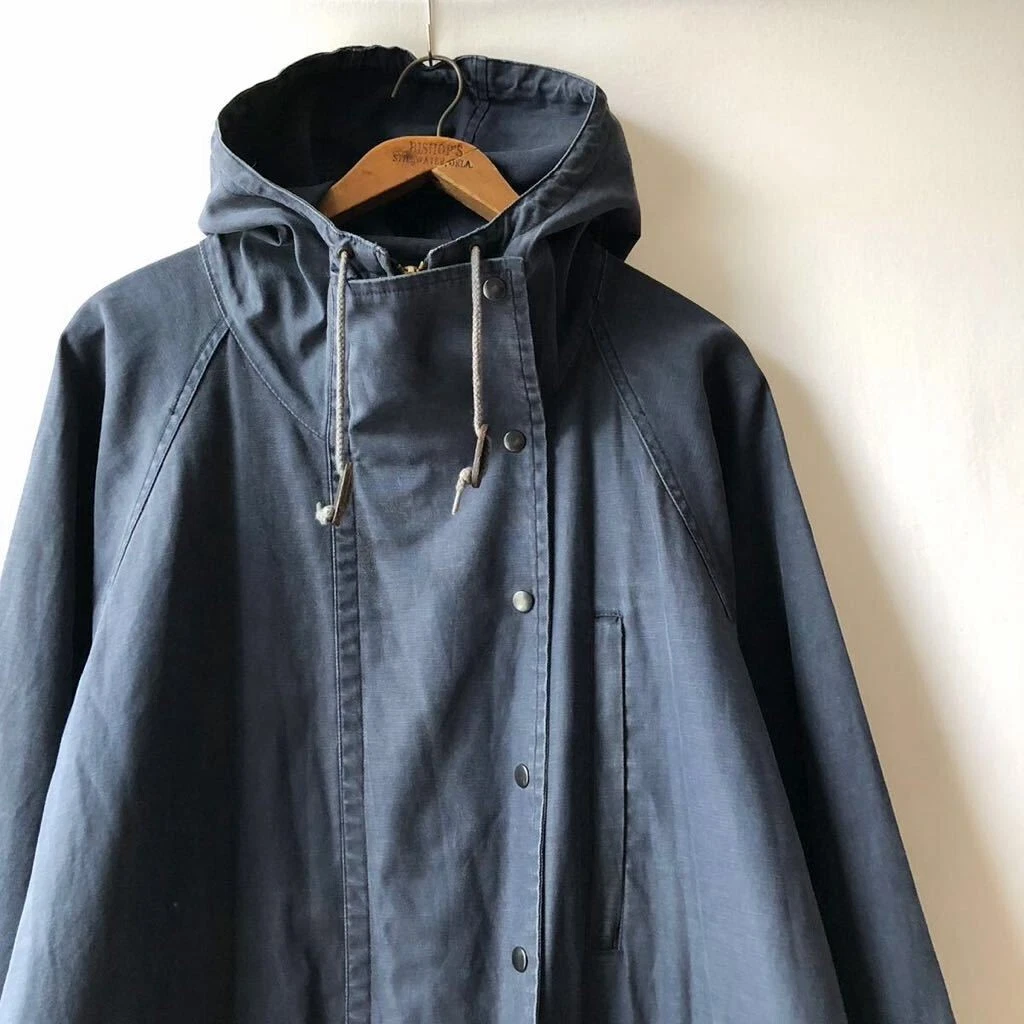 Polo Ralph Lauren Navy Fooded Coat Jacket Size L Vintage 90S