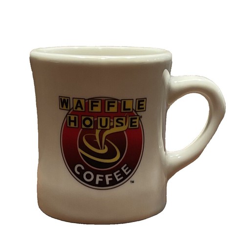 Waffle House 50th Anniversary White Mug Collectible Restaurant 