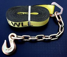 (4) 2 x 28 Chain Straps Flatbed Tow Truck Tru...