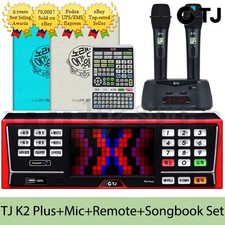 TJ Taijin Media K2 Plus Karaoke Machine TMW-80 Remote SongBook Korean Foreign 
