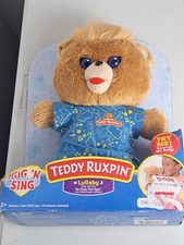 Teddy Ruxpin Hug N' Sing Lullaby Interactive Battery Operated 11" Plush- NRFB