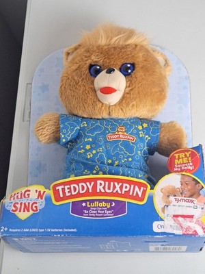 Teddy Ruxpin Hug N' Sing Lullaby Interactive Battery Operated 11'' Plush- NRFB