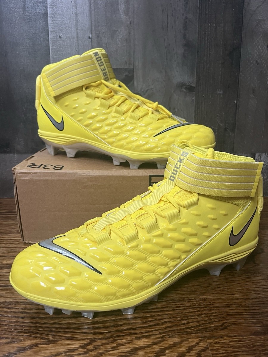 Nike Force Savage Pro 2 Oregon Ducks PE Football Cleats Mens Size