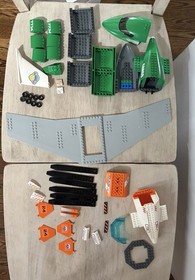 Lego City Sets 7734 & 7738 Cargo Plane Parts & Helicopter Parts only INCOMPLETE