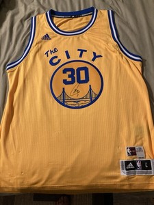 Stephen Curry Signed Golden State Warriors City Jersey Autographed  Fanatics COA