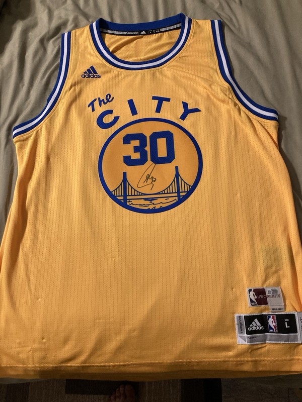 Stephen Curry Signed Golden State Warriors City Jersey Autographed  Fanatics COA