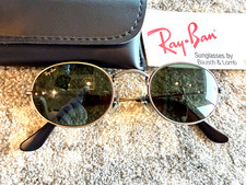 NEW VINTAGE B L RAY BAN RAYBAN OVAL SIDESTREET 50mm SUNGLASSES Made in USA