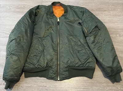 Vintage Alpha Industries Jacket Medium USAF MA-1 Intermediate Flyers Bomber