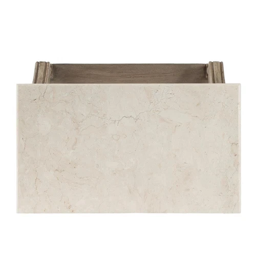 Butler Specialty Danielle Marble Nightstand In Gray - Picture 1 of 10