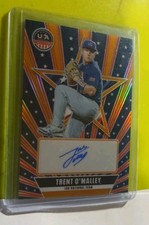 2026 PANINI USA STARS STRIPES PRIZM TRENT O’MALLEY AUTO GOLD HOLO /10 ROOKIE