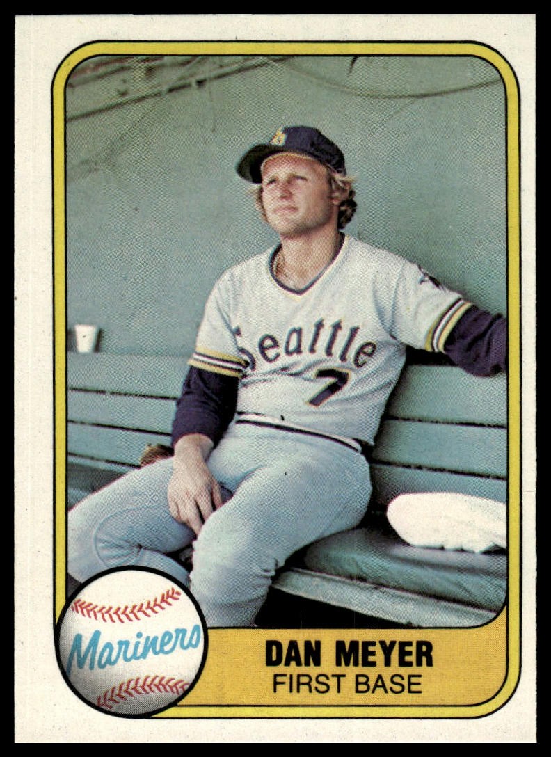 1981 Fleer #603 Dan Meyer NRMT+