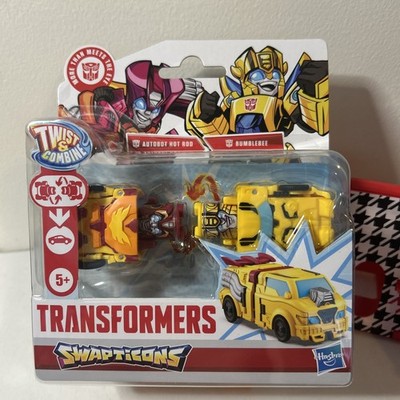 Transformers Swapticons Autobot Hot Rod & Bumblebee Figure ~NEW