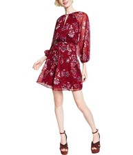 Vince Camuto Womens Printed Floral Midi Dress, ltpasred, 6
