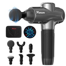 Funlife M6 Massagepistole mit hochleistungsmotor, 6 Massageköpfe, Tiefenhub
