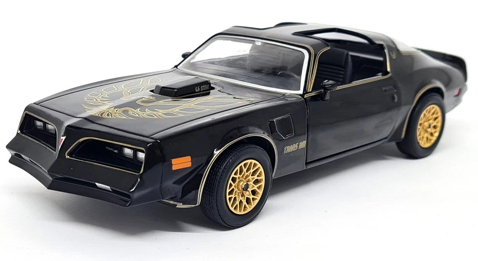 Greenlight 1/24 - Pontiac Firebird Trans Am 1977 Black Bandit! Diecast Model Car - Photo 4/4