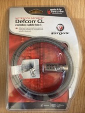 Targus Defcon CL Laptop Notebook Cable Security Combination Lock PA410U New