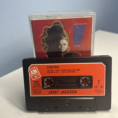 JANET JACKSON - CONTROL - MUSIC CASSETTE ALBUM -  AMC 5106