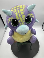 NWOT Purple Dragon Plush With Green Eyes