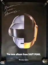 Daft Punk Random Access Memories Columbia Records Promo Poster 24x18