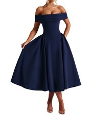 Linda Charm Midi Dress Women's