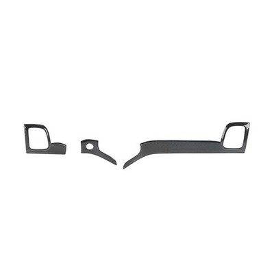 3x Dashboard Moldings Panel Trim Covers Kit for 2011+ Jeep Grand Cherokee Carbon