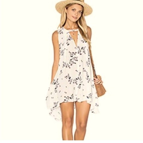 Free People Swing Floral Tunic Swing Tank Medium - Picture 6 of 11