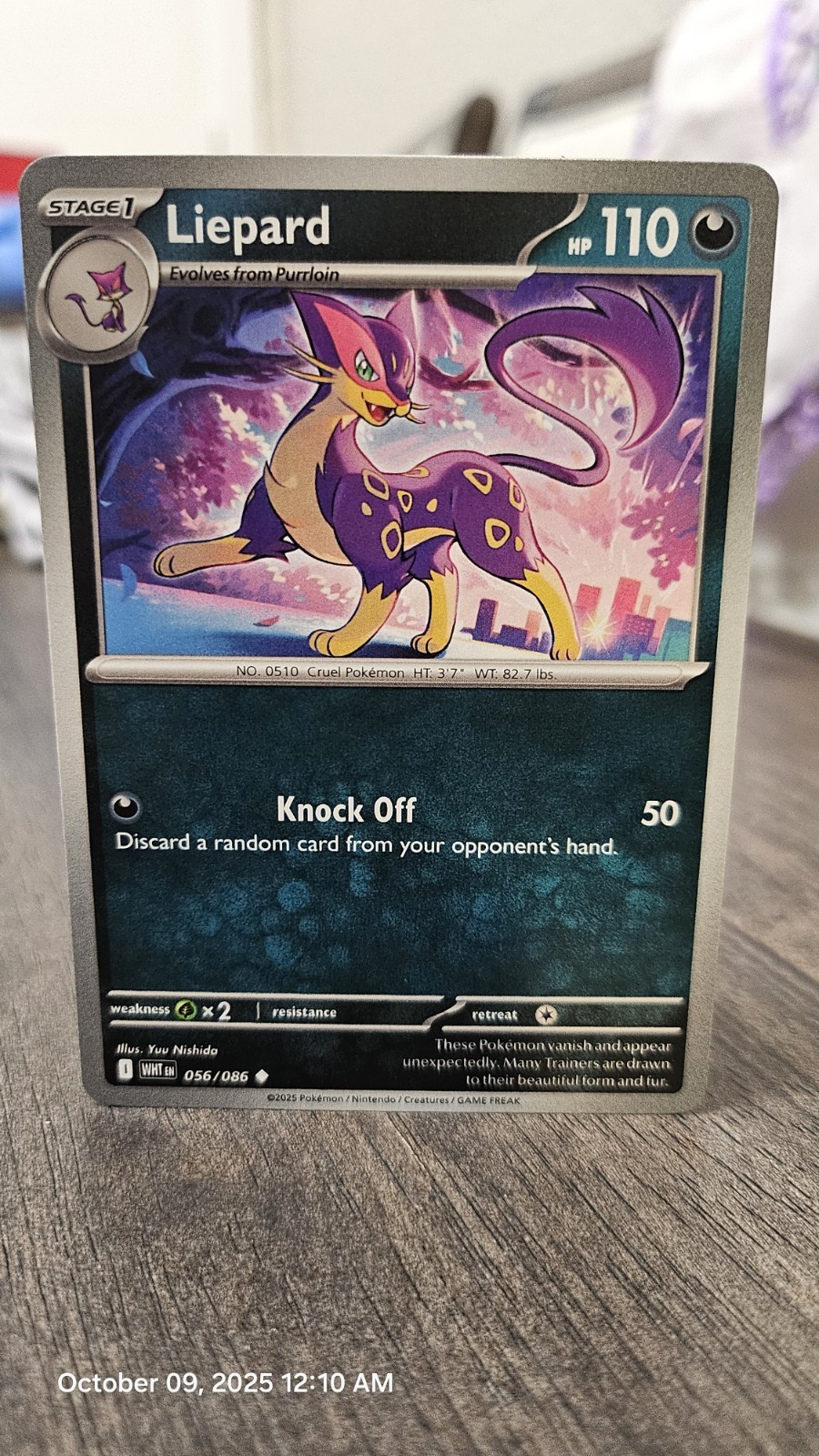 Liepard 56/086 | Near Mint | SV: White Flare Pokemon TCG
