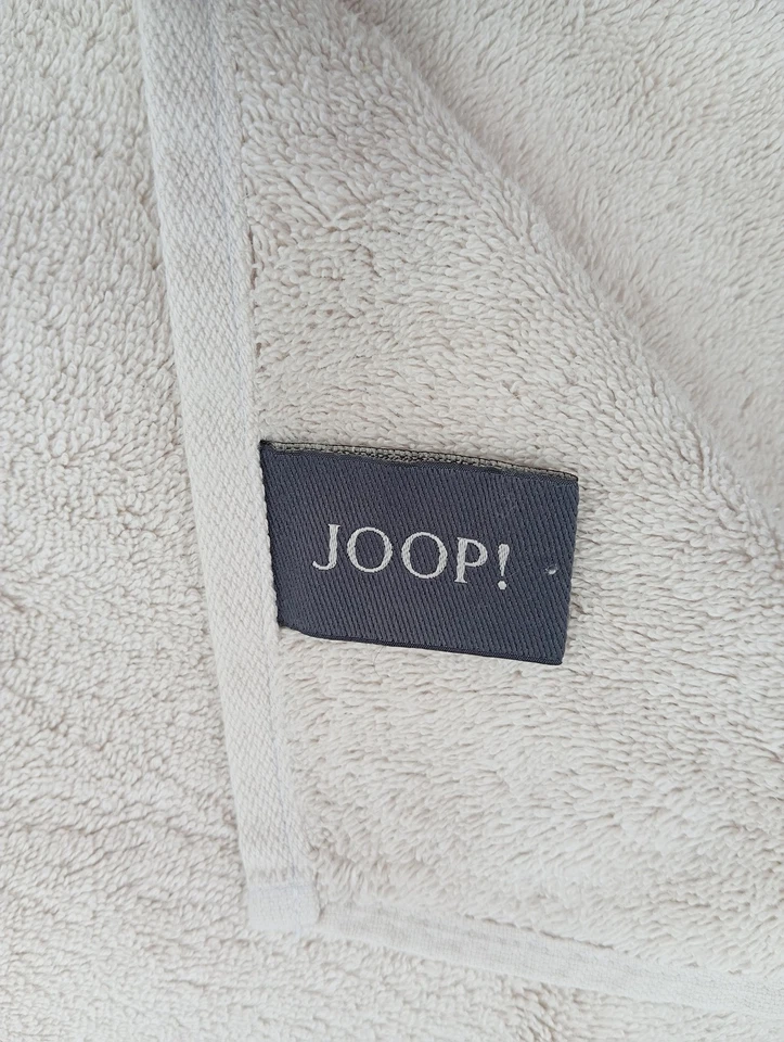JOOP! Serviette de Bain Beige Coton Logo - Photo 2/2