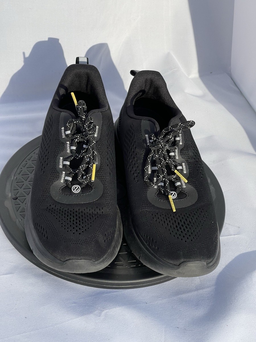 Black Athletic Mesh Lace-Up Sneakers Athletic Mesh Lace-Up Sneaker GOWalk Max Effort | King Size main image 4