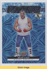 2024 Upper Deck AEW All Elite Wrestling Dazzlers Blue Brian Cage READ 0qr0